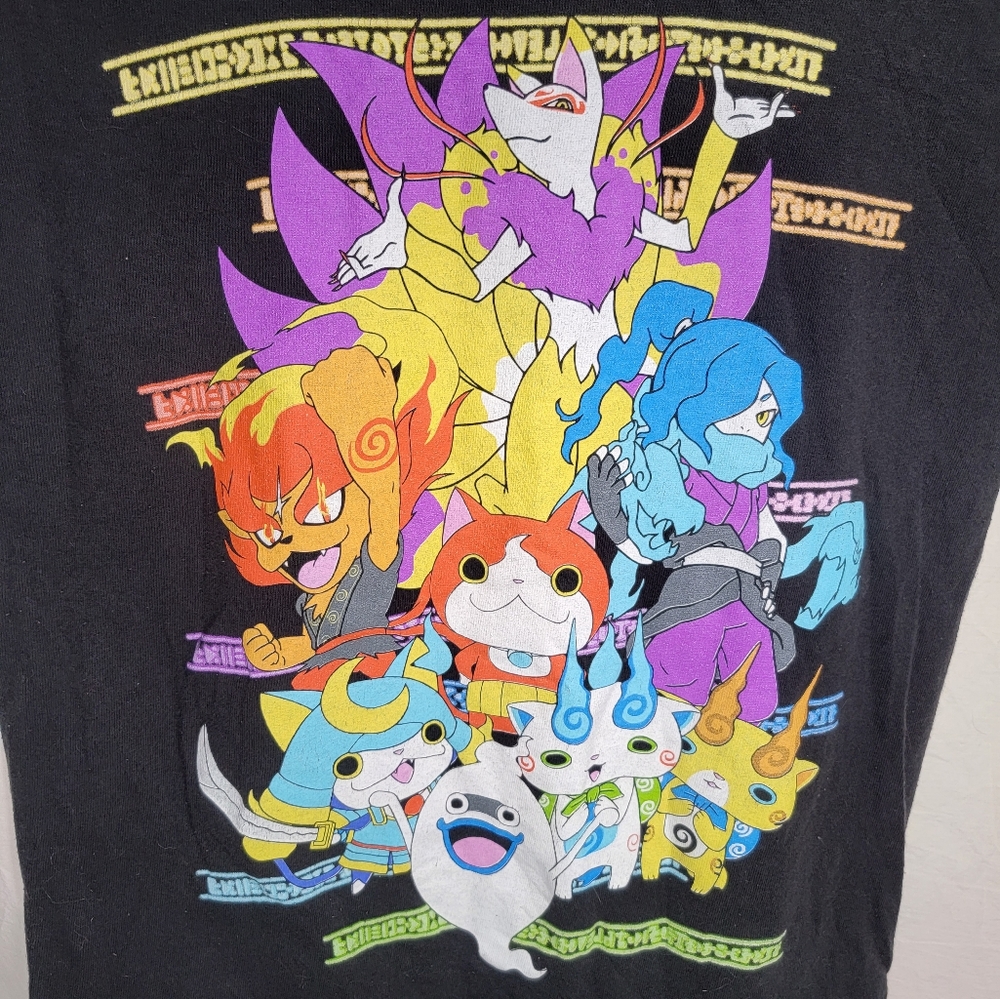 Yo-Kai Watch Anime & Video game series t-shirt boys large.